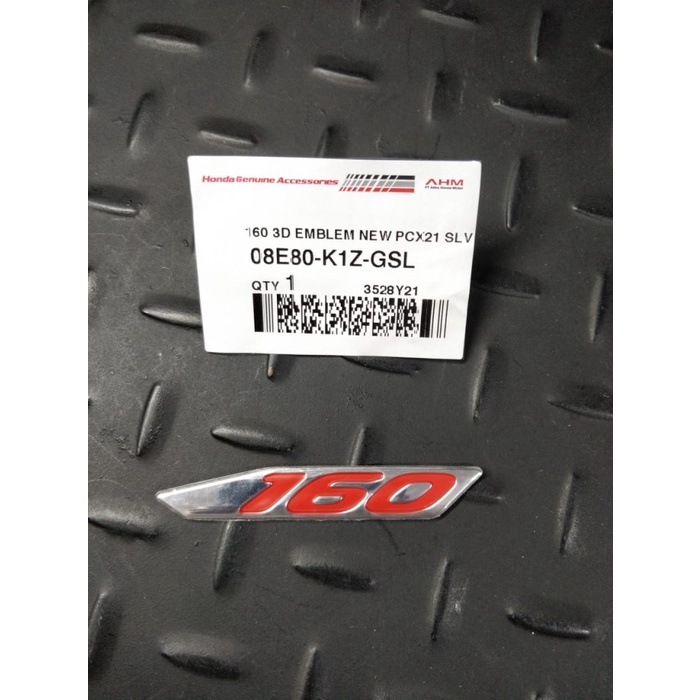 Emblem 3D 160 Silver Honda PCX 160