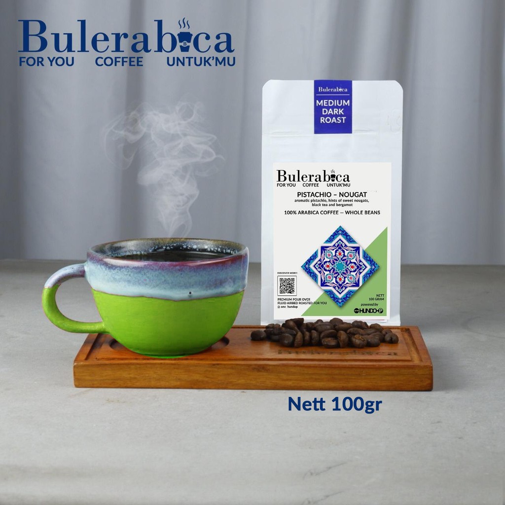 

BULERABICA® BLUE – tasting note Pistachio - Nougat - pouch 100 gr