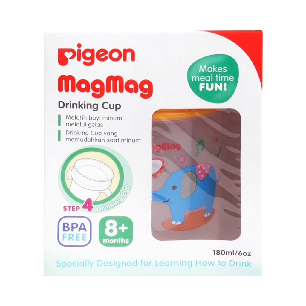 Pigeon MagMag Step 4 Drinking Cup Cangkir Minum Bayi 8+ Bulan 180ml