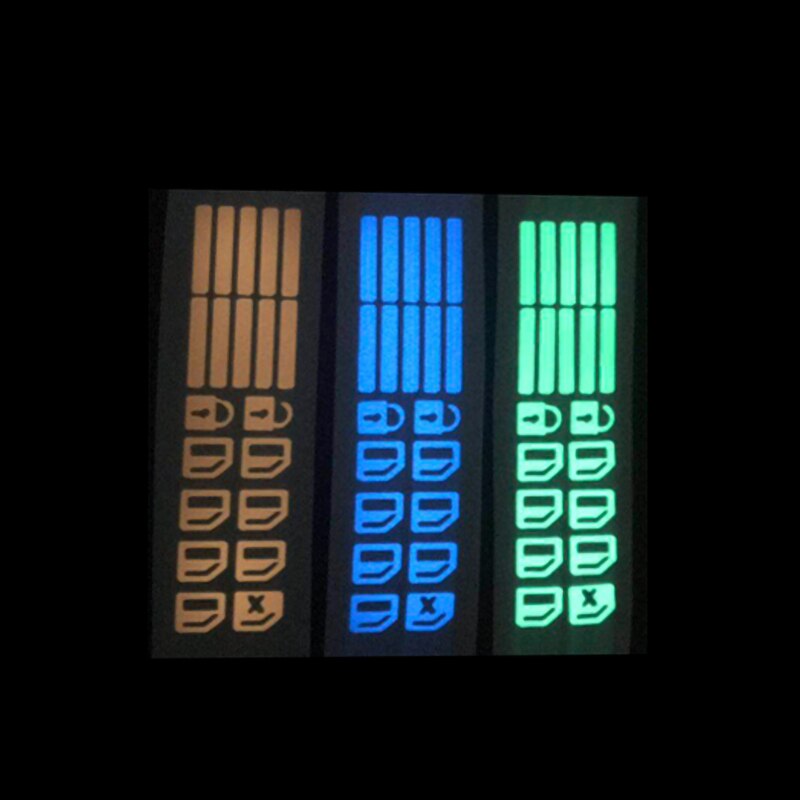 Car Door Window Lift Window Button Sticker Switch Car Styling Car Luminous Sticker