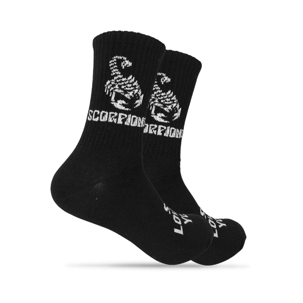 Kaos Kaki Oldschool - Kaos Kaki Motif Band Scorpion - The Muds Official