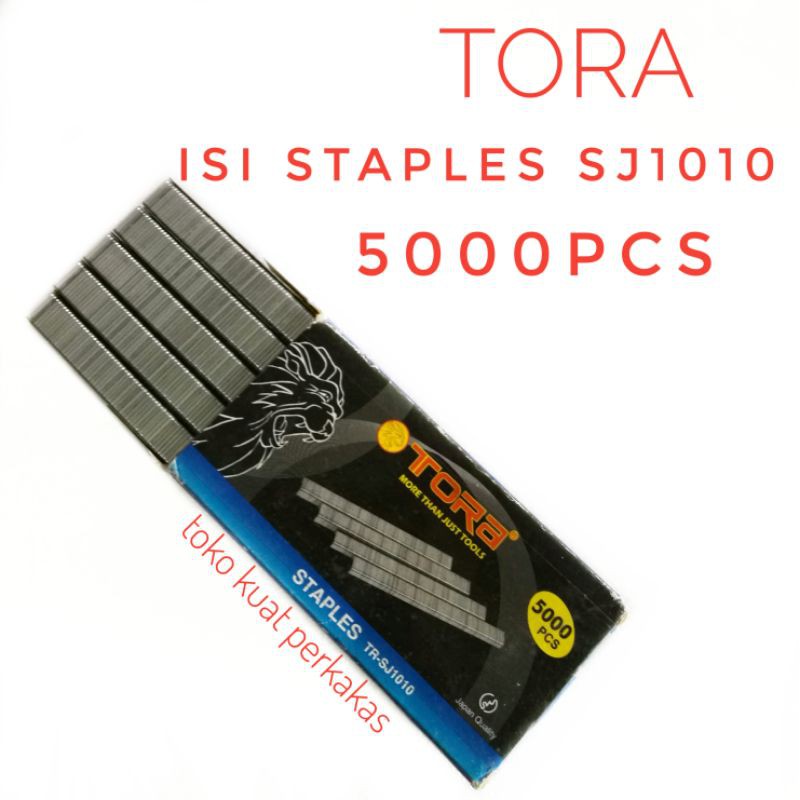 

Isi staples angin 10mm TORA model U paku tembak