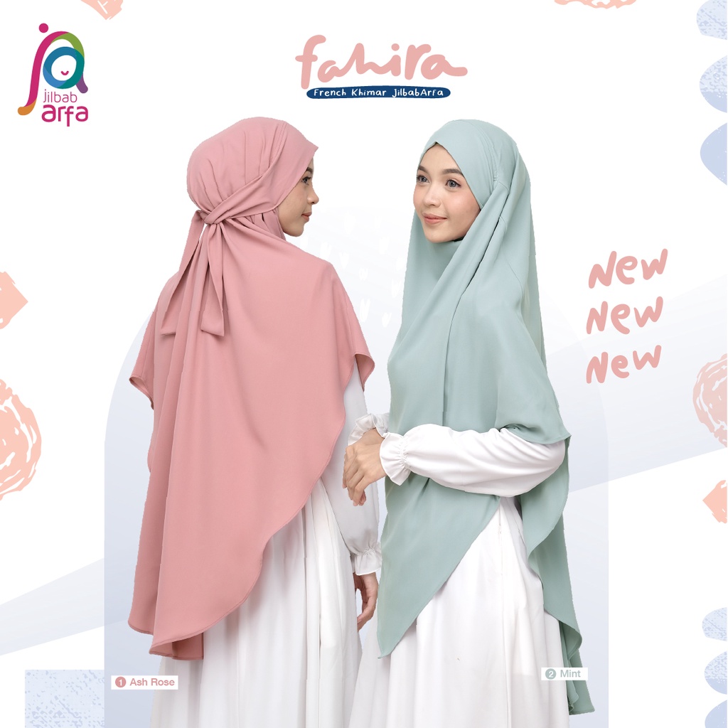 Jilbab Arfa Instan Fahira - French Khimar Cadar - Bahan Soft Lexus