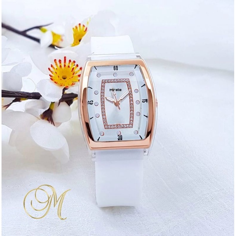 JAM TANGAN CEWEK TERBARU/ FASHION wanita, jam tangan WANITA mirete premium terlariss, JAM tangan cewek sporty