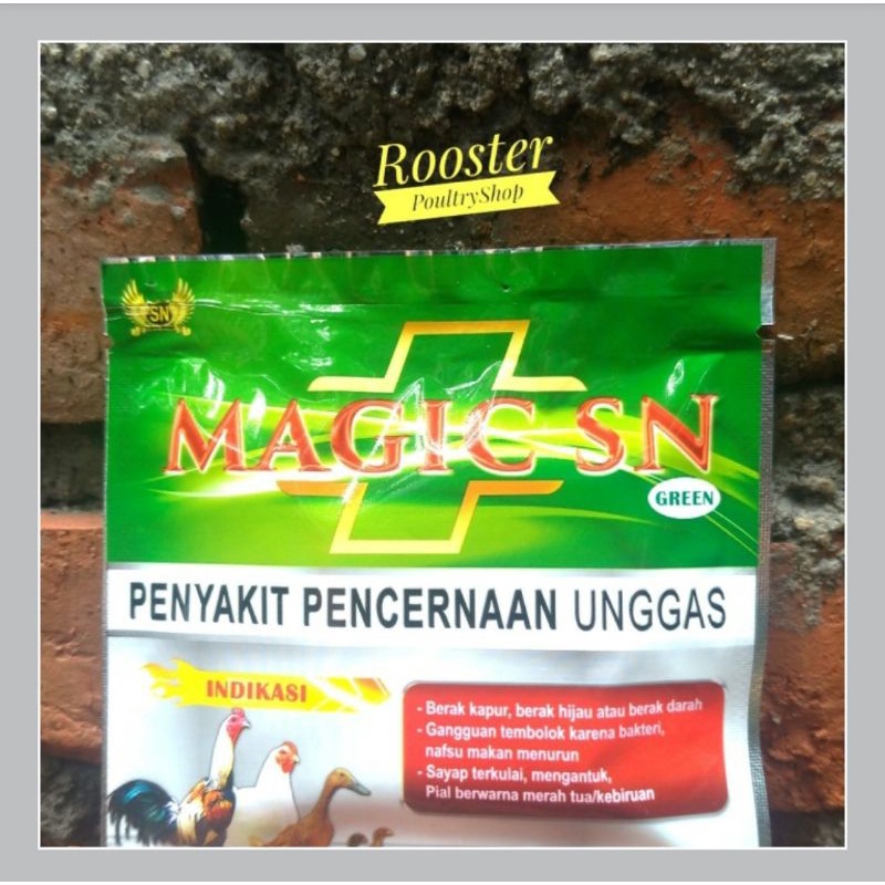 Obat Penyakit Ayam PENCERNAAN Unggas Ayam Magic Sn 10 Kapsul