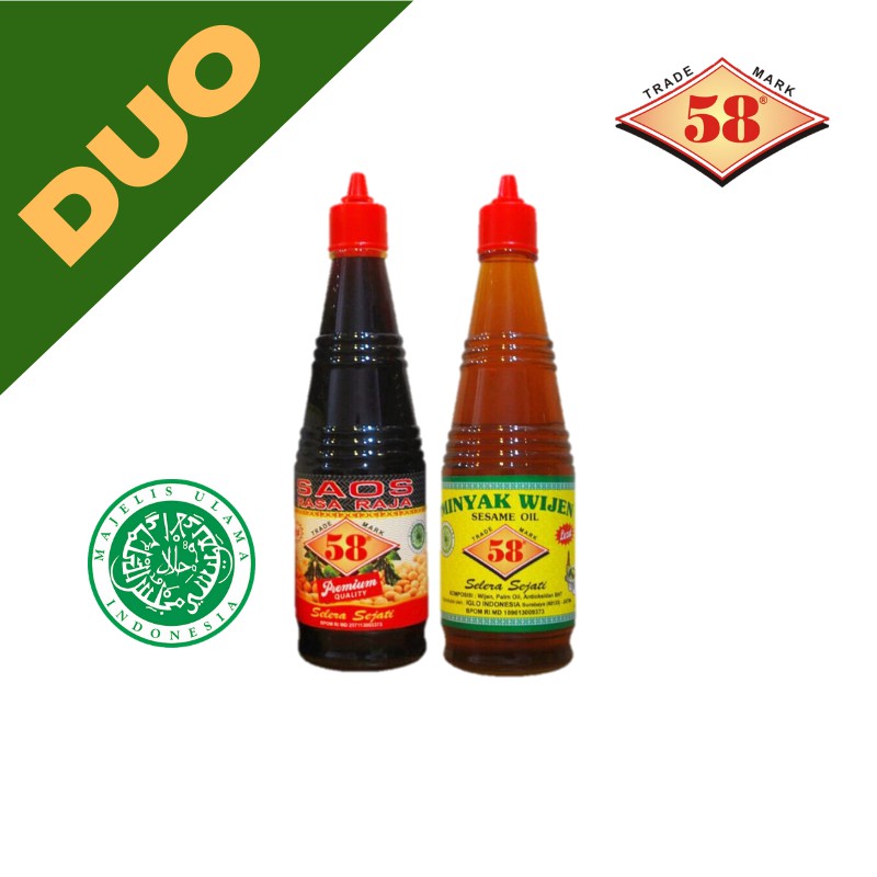 

Saos 58 - (DUO) Rasa Raja x Wijen 275 ml