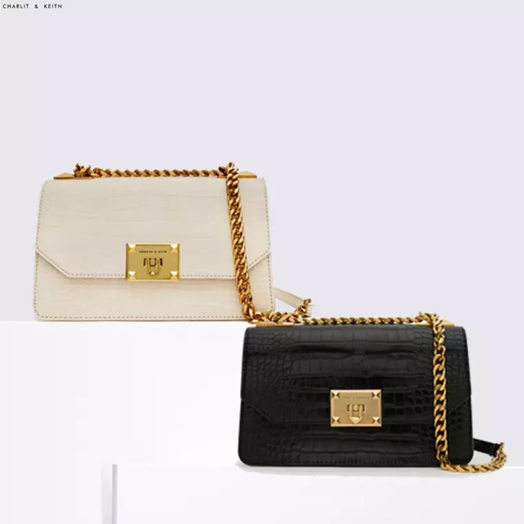 TERBARU! Tas wanita /C&amp;k Croco Bag semi premium importtas  Import/#45852