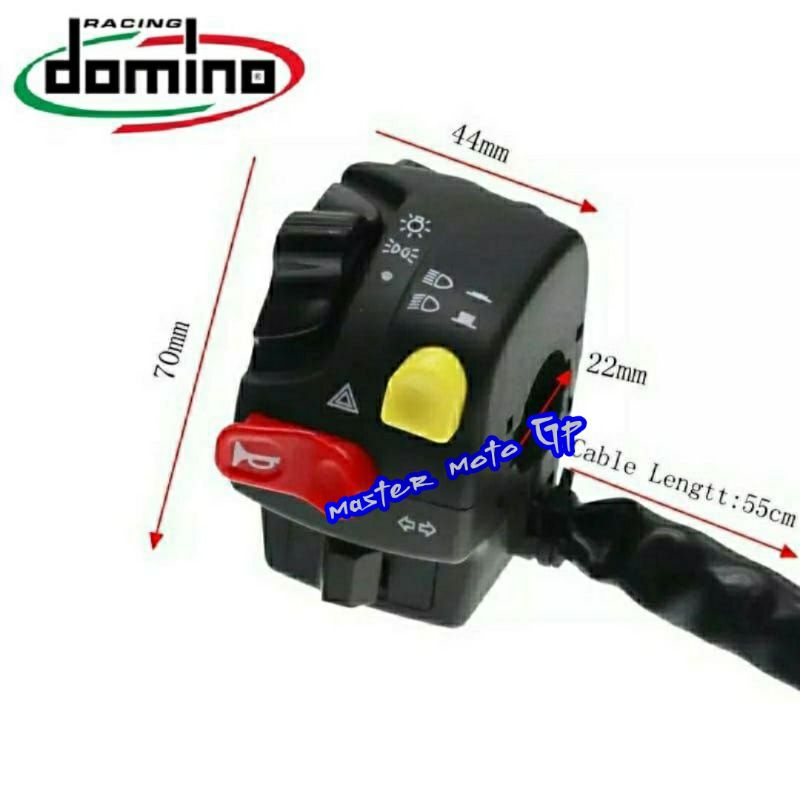 SAKLAR KIRI DOMINO HOLDER MODEL KTC MADE IN ITALY NMAX AEROX NOUVO SONIC NINJA FU VIXION SCOOPY FINO ADV PCX