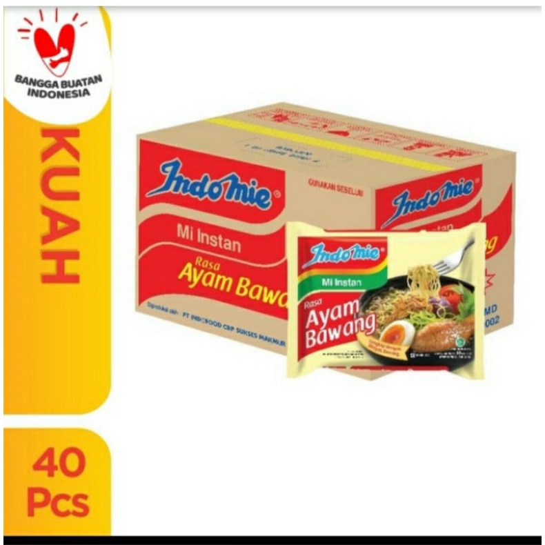 

Indomie Rasa Ayam Bawang 1 DUS 40Pcs