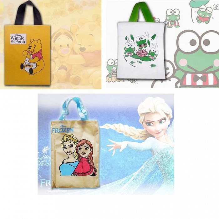 

Goodie Bag Kartun Cewek Imut Winnie The Pooh Frozen Keropi Karakter So - Bu76