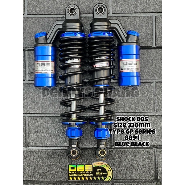 SHOCKBREAKER TABUNG RX KING CB 100 SUPRA KHARISMA UK 320MM dan 340mm DBS ORIGINAL MODEL KTC EXTREAM-Dbs Gp 320 htm/biru