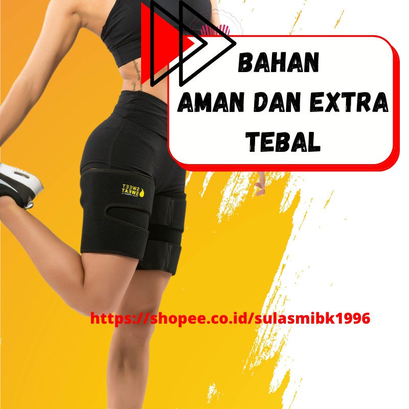 Korset Paha Pembakar Lemak Pengecil Paha Sweet Sweat Thigh Trimmer Isi 1 Pasang(2Pcs)