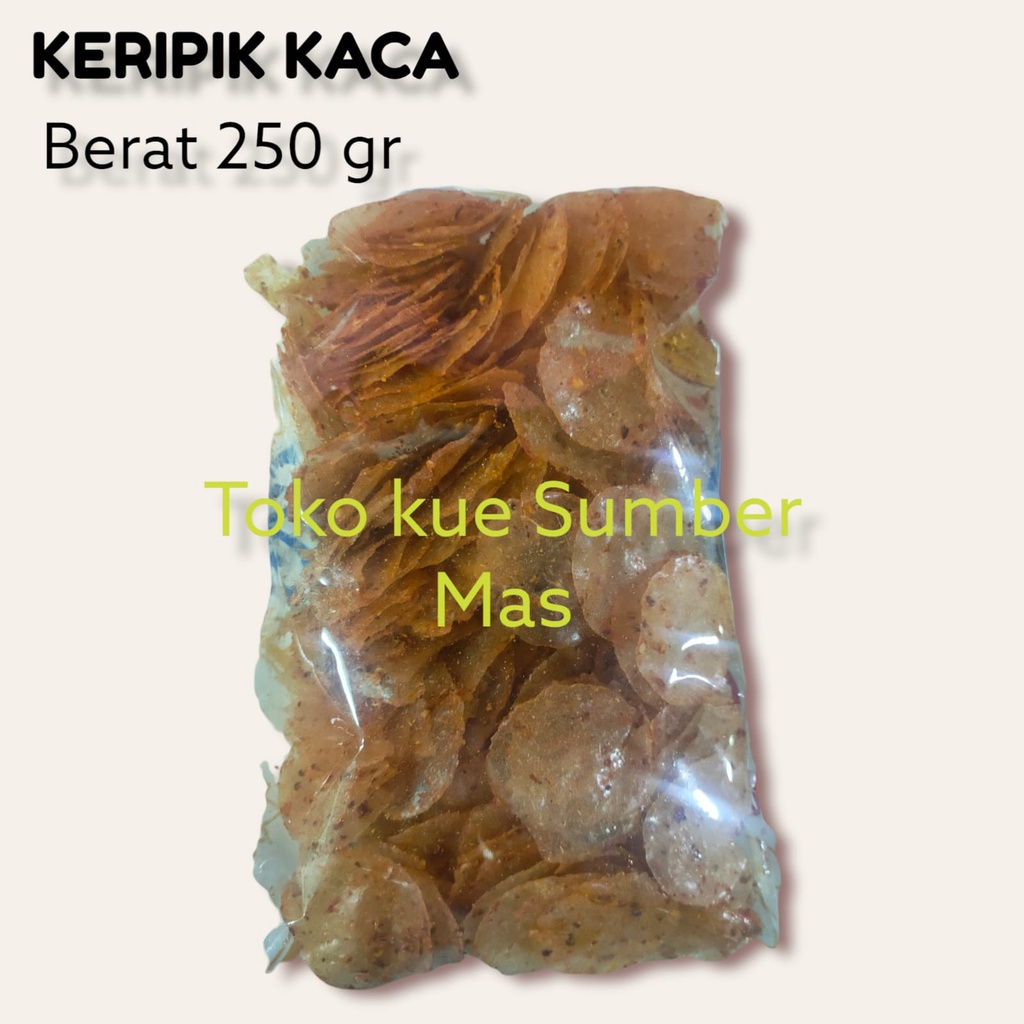 Keripik Kaca 250 gr / Kripik Kaca Pedes / Keripik kaca kiloan / Keripik Beling /Kripca