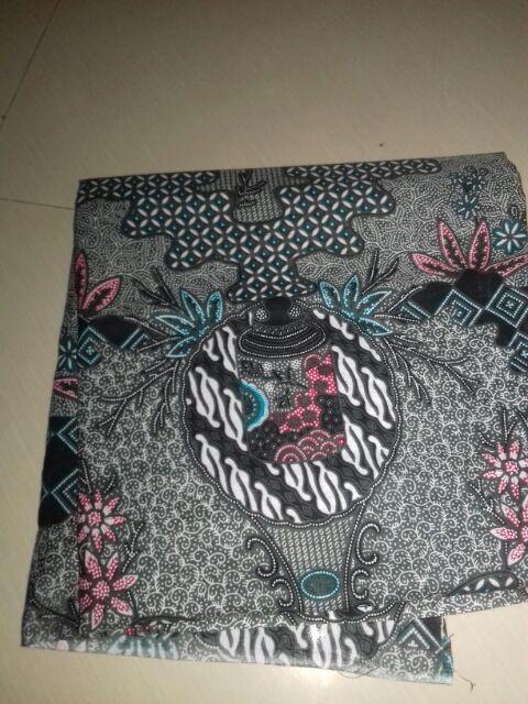 Batik Sogan Halus Pekalongan Mix Brokat Cord Timbul