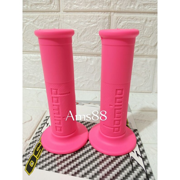 Sepasang Handgrip warna Pink Handfat Grip Pink Universal Variasi Motor Nmax Aerox Vario Beat Mio Scoopy Xeon Fino