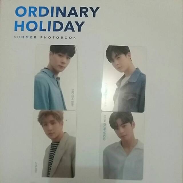 [ASTRO PC] Photocard Moonbin Jinjin Sanha Eunwoo Ordinary Holiday