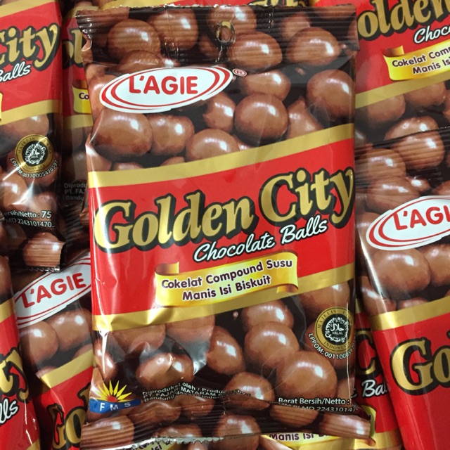 

Choco ball Golden city laggie 75gr