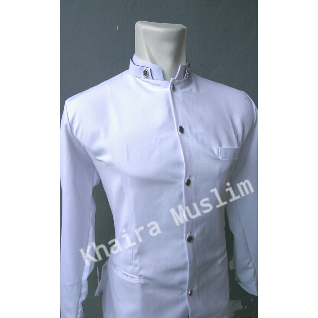 Jasko ( jas koko ) putih polos NEW