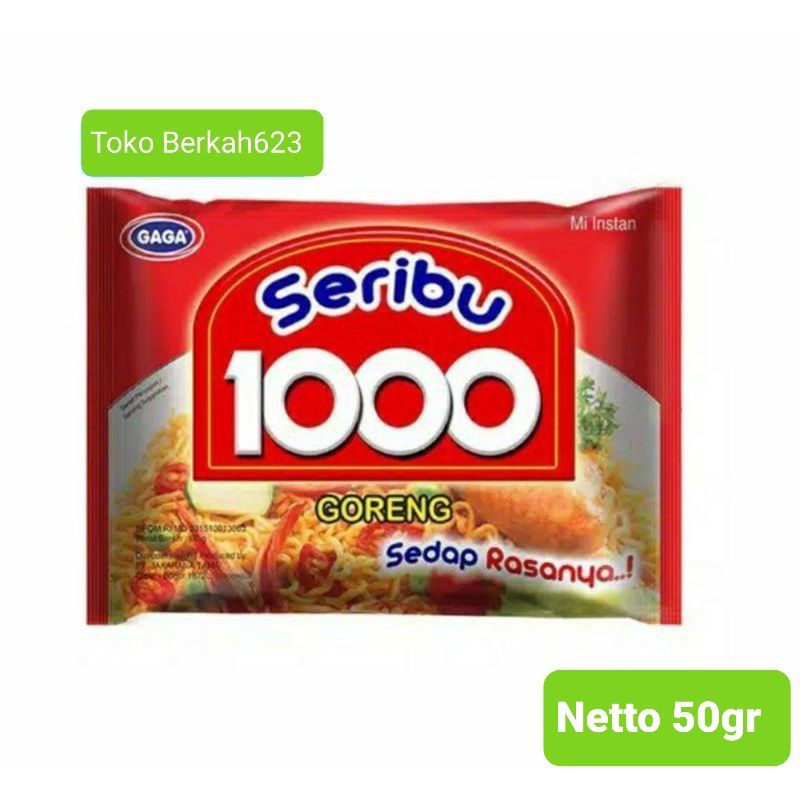 MIE GAGA 1000 GORENG Netto 50gr