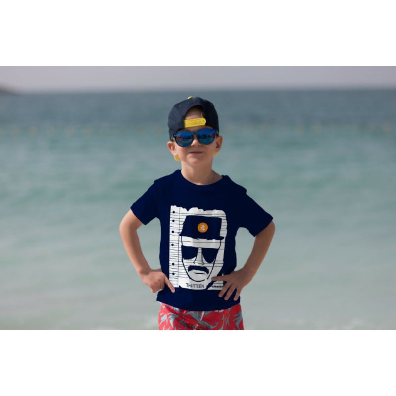 Kaos Anak Tanggung usia 7-10  tahun thirteen xxl-5