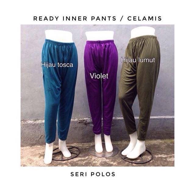 celana panjang wanita melar inner pant celamis