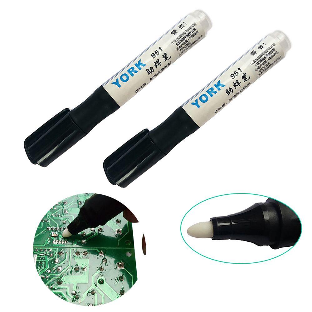 Solighter 2pcs Flux Pen No-Clean No Clean Surface Mount Solder Pen