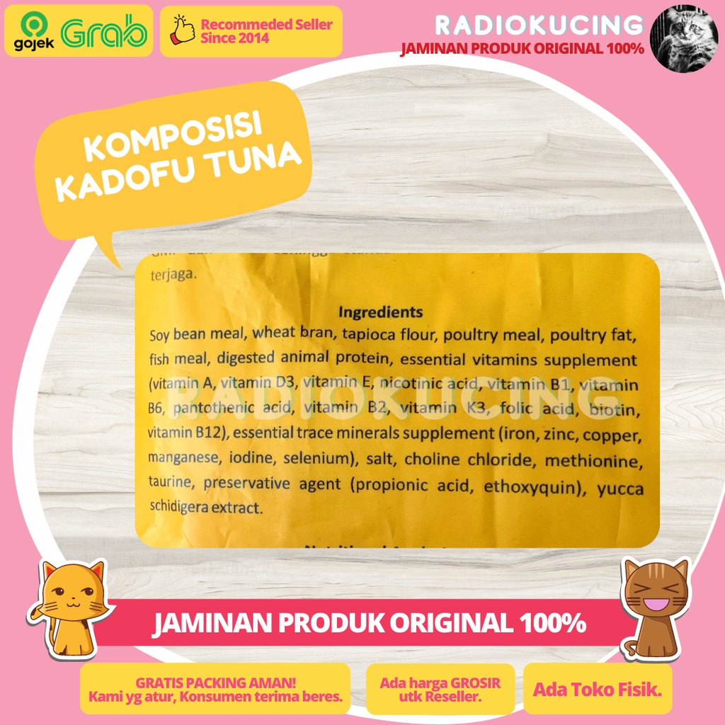 KADOFU Tuna 400 gr All Stages Makanan Kucing Semua Umur [ JUWIES RADIO KUCING ]