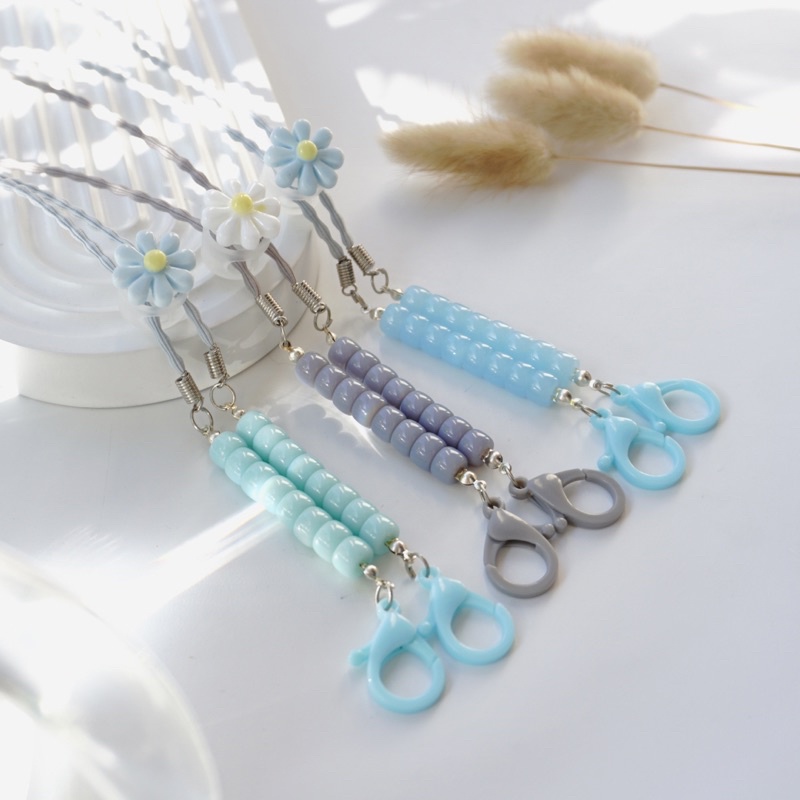 STRAP PENGAIT MASKER SERUT TABUNG (BEADS CLAYCHARM) BY NEWINSPIRE