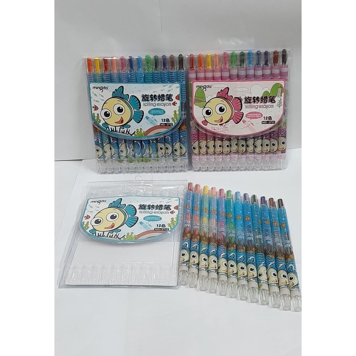 

Hemat Crayon Putar 12 Warna Panjang Seri Md-3712 Motif Ikan Gilaa!!!