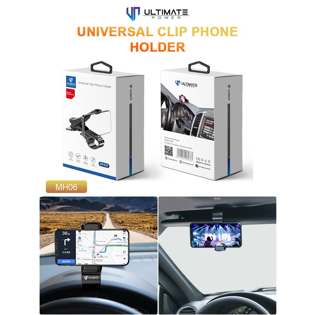 Ultimate Universal Clip Phone Car Holder MH06 Original100%