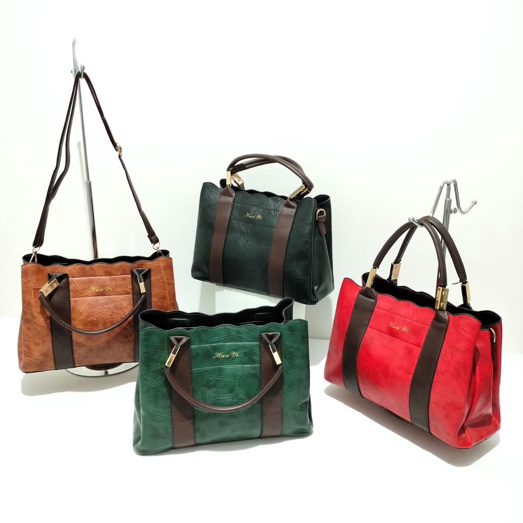 Murah Tas 2 Sisi Bisa Jinjing Selempang Wanita Fesyen Import Ukuran Besar B1183