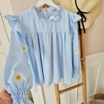 ilook | Ezra Daisy Blouse | Blouse Bordir Daisy | Bahan Creap - Fit to L-1