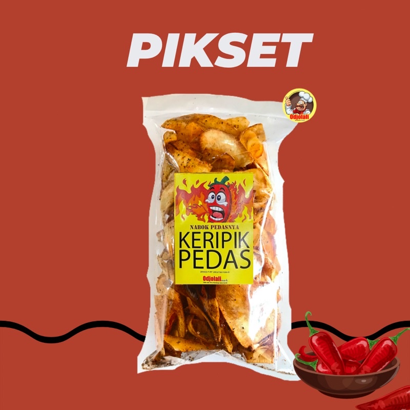 

Keripik Singkong Pedas PIKSET Odjolali snack