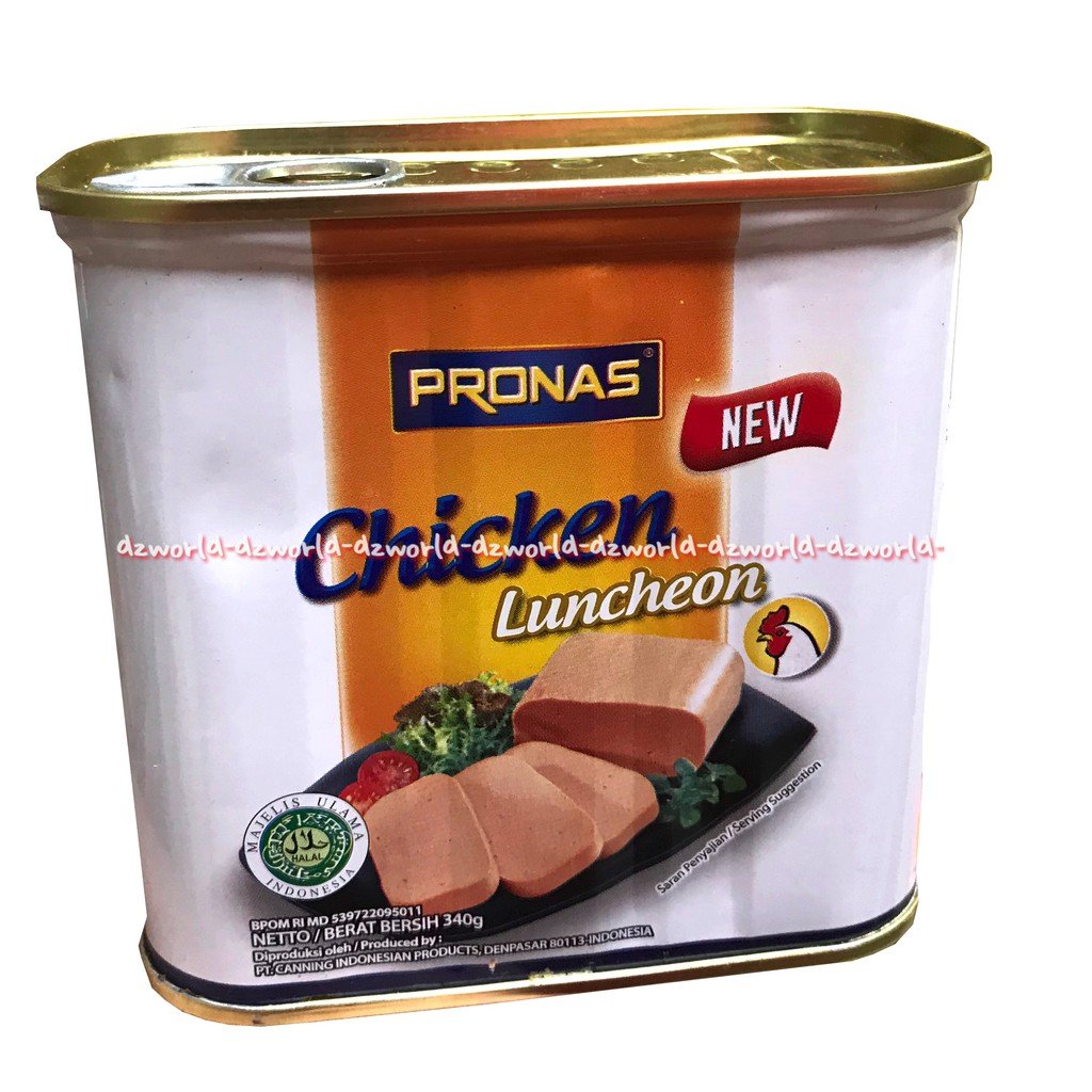 Pronas Chicken Luncheon 340gr Makanan Instan Makanan Kaleng Kornet Ayam Pro Nas Pronaz