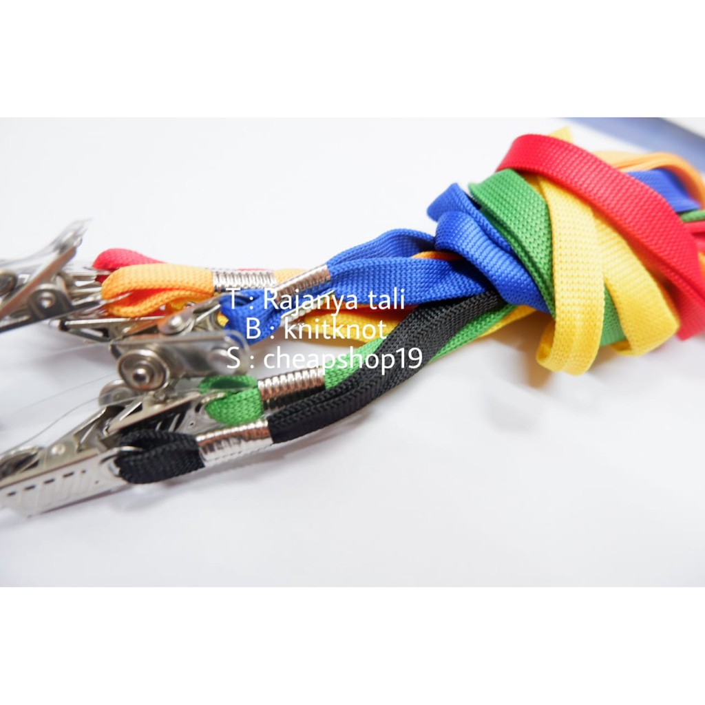 

Tali sepatu id card 1cm sablon 1 warna 1 sisi