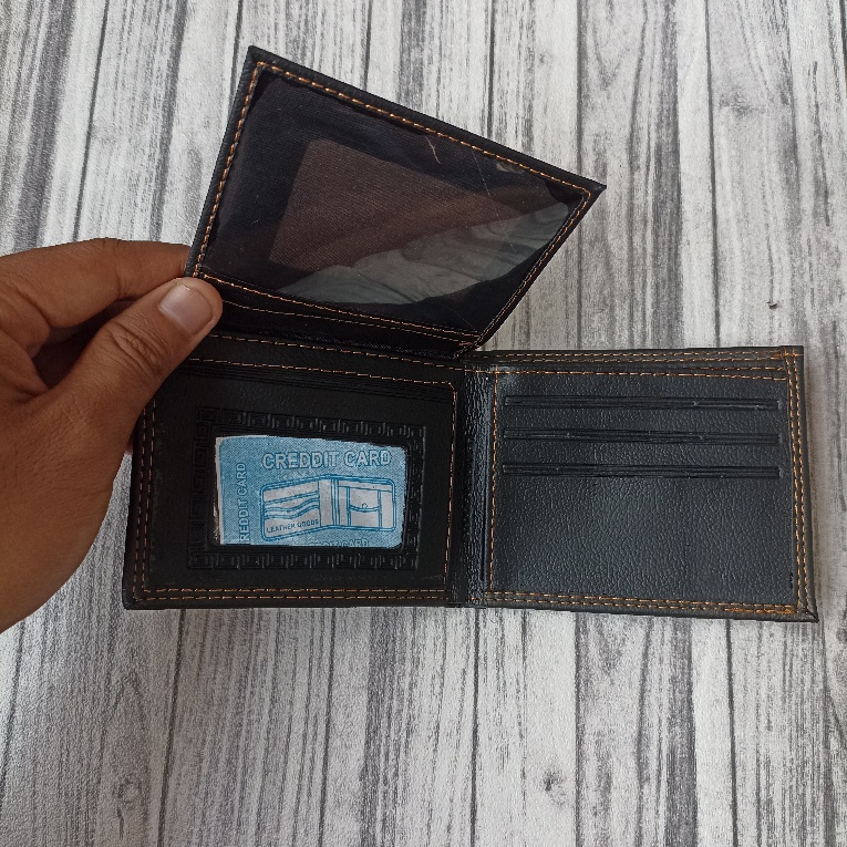 Dompet Lipat Pria Kulit Pu Men Wallet D08