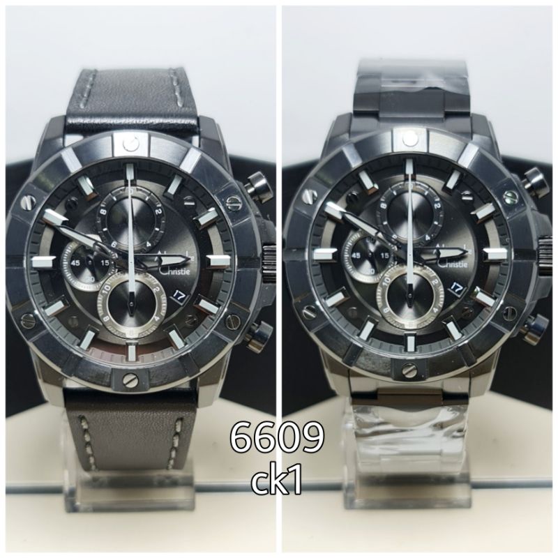 Jam tangan pria Alexandre Christie AC6609MC 6609 ORIGINAL BERGARANSI RESMI