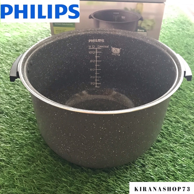 Panci Teplon Berlapis Bakuhanseki 2L Philips Original HD3138 HD3110 HD3132 HD3131 HD3129 HD3128 HD31
