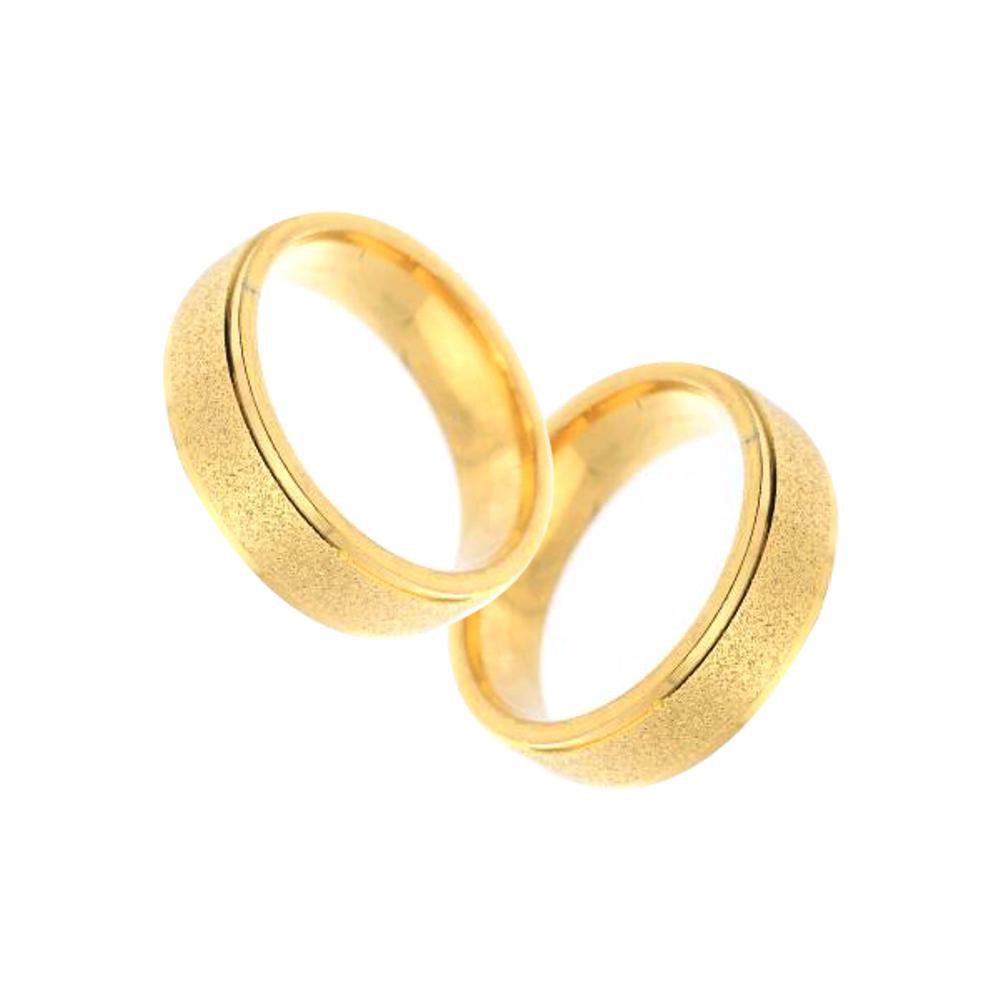 [Bayar di Tempat] RING CINCIN TITANIUM ZIRCON PASIR UNTUK PASANGAN
