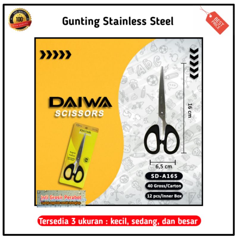 

Gunting kertas m2000 stainless kecil sedang besar m2000 daiwa tajam rambut kado kuat serbaguna stainless tajam