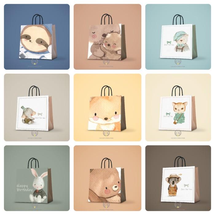 Paper Bag Lucu/Goodie Bag Cute/Hampers Anak/Souvenir Ulang Tahun