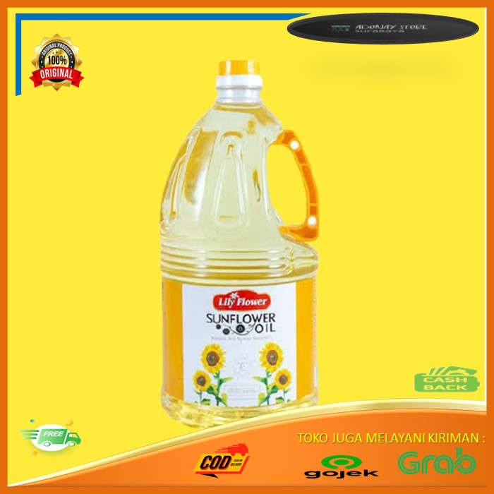 

Canola SunFlower Oil / Minyak Kanola Biji Bunga Matahari-2L