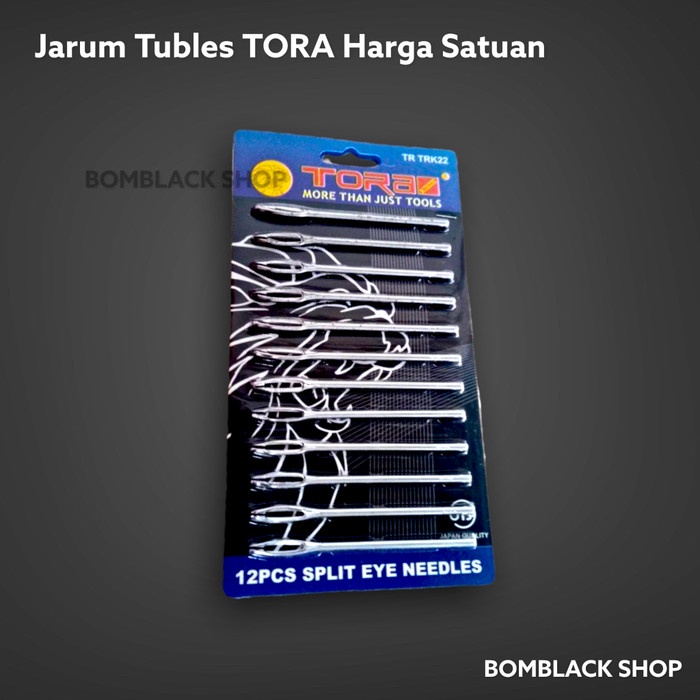 TORA Jarum Ban Alat Tambal Ban Tubles Pasang Urat Cacing Karet Ban