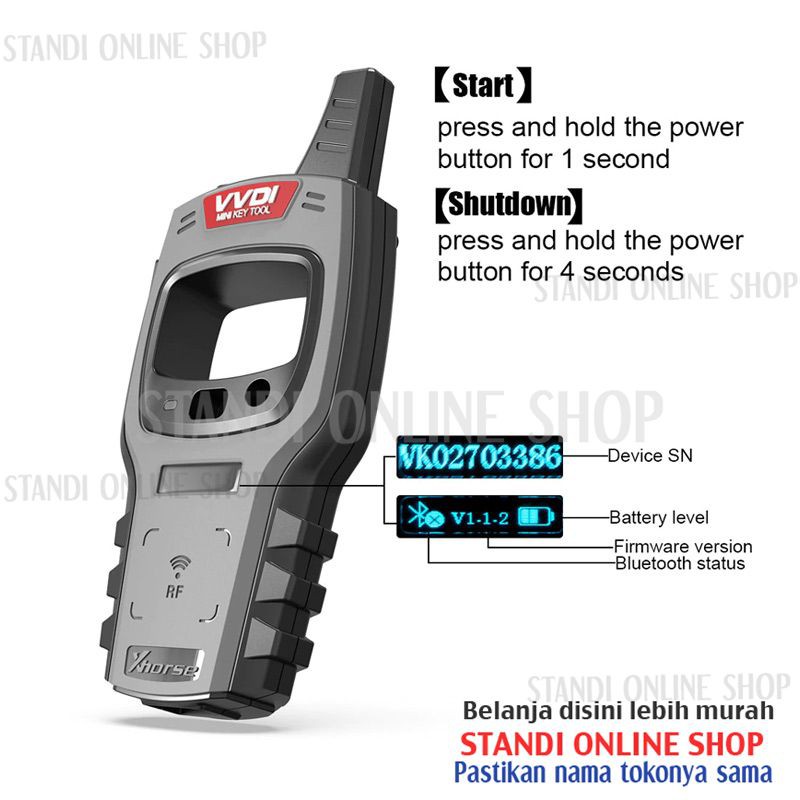 Original XHorse VVDI Mini Key Tool Key Programming Immobilizer