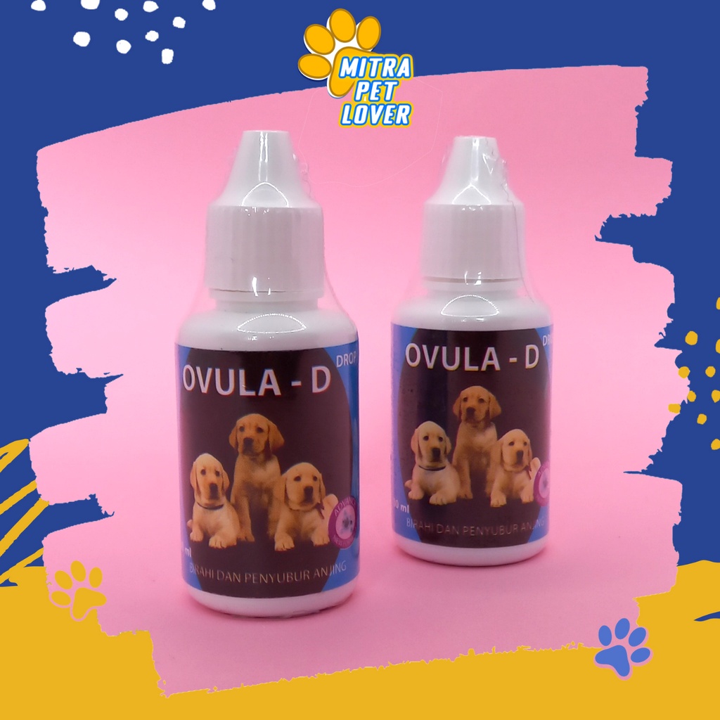 OBAT BIRAHI DAN PENYUBURAN ANJING - OVULA D DROP DOG 30 ML ORIGINAL - PENYUBUR KANDUNGAN BETINA MENINGKATKAN STAMINA PEJANTAN DOG DOGY PET ANIMAL HEALTHCARE AND VETERINARY TAMASINDO OBAT KESEHATAN DAN VITAMIN TERNAK HEWAN BINATANG PELIHARAAN MITRAPETLOVER