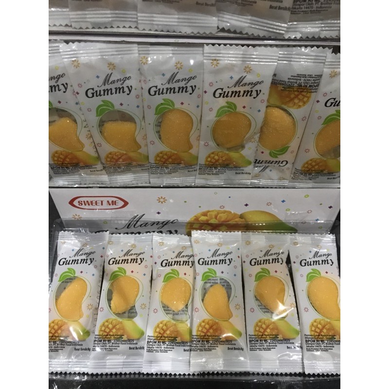 

SWEET ME MANGO GUMMY (1 pak isi 60)