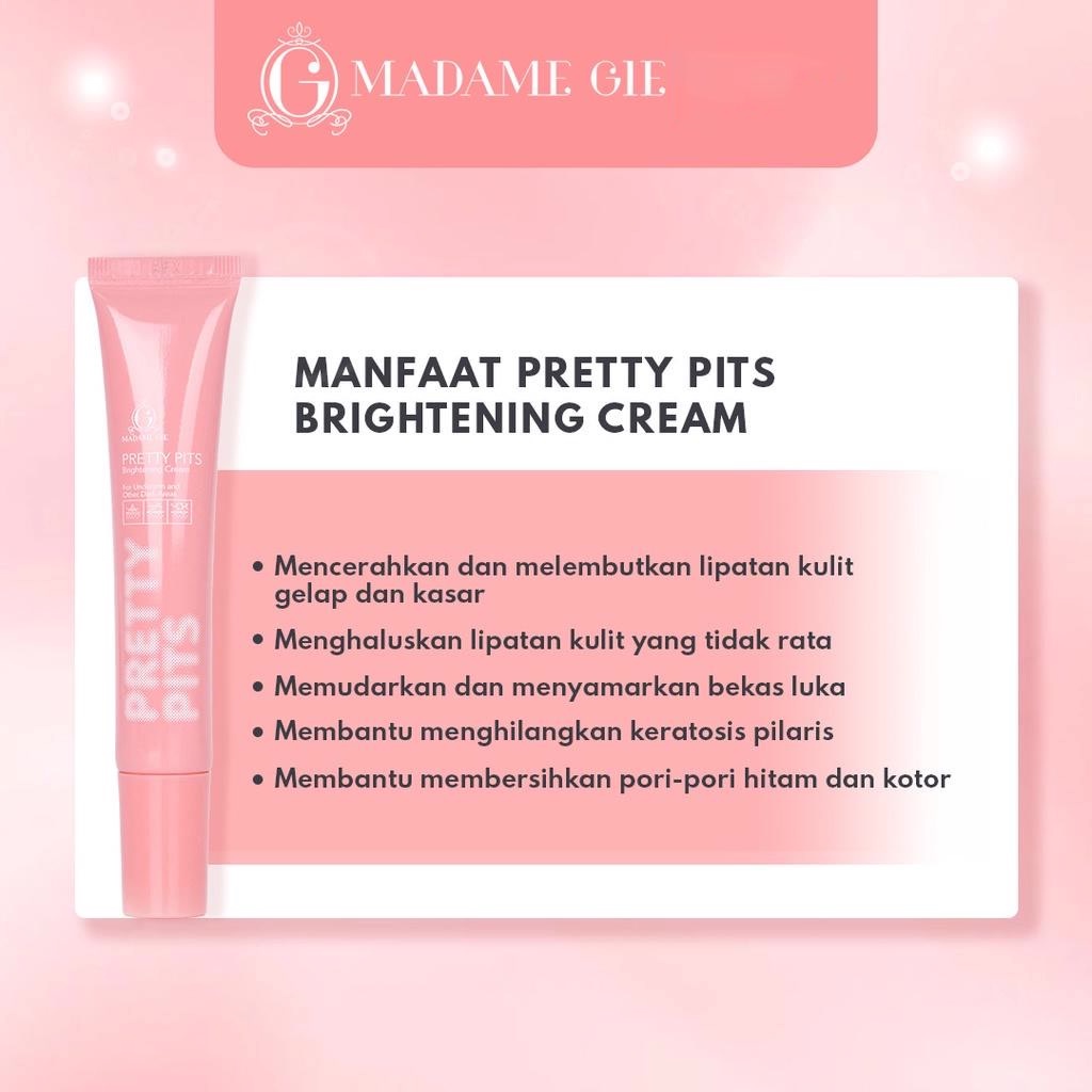 ★ BB ★  Madame Gie Pretty Pits Brightening Cream - Krim Pencerah Lipatan Kulit Tubuh