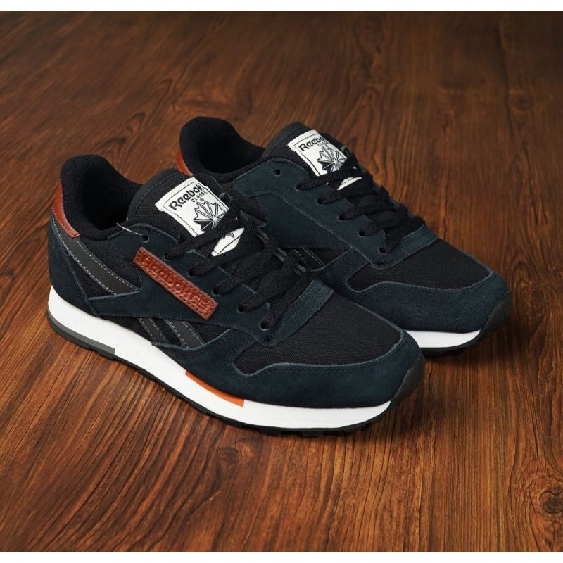 grey leather reebok classics