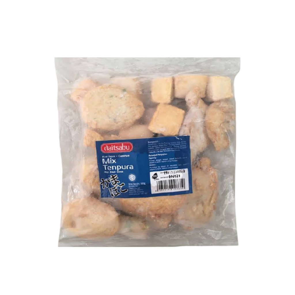 

DAITSABU Mix Tempura 420g | Kue Ikan Campur.