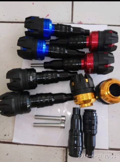 Jalu Knalpot n max Nmax Pcx Vario Aerox Xmax Ninja Vixion Dll / Frame Slider R15 Cb Ninja  250 Dll